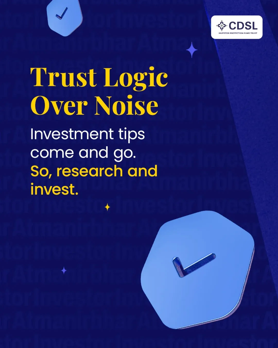 Atmanirbhar Investor Instagram post